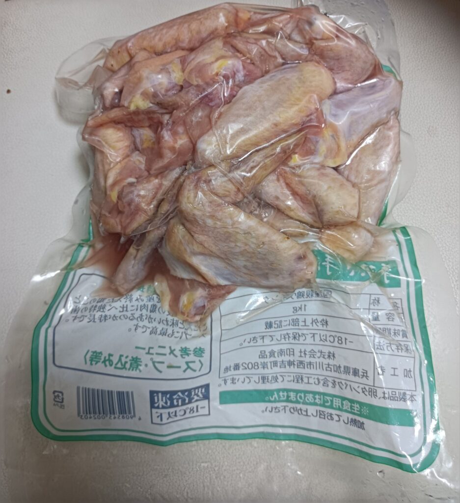 国産親鳥ウイング　1kg349円　印南食品